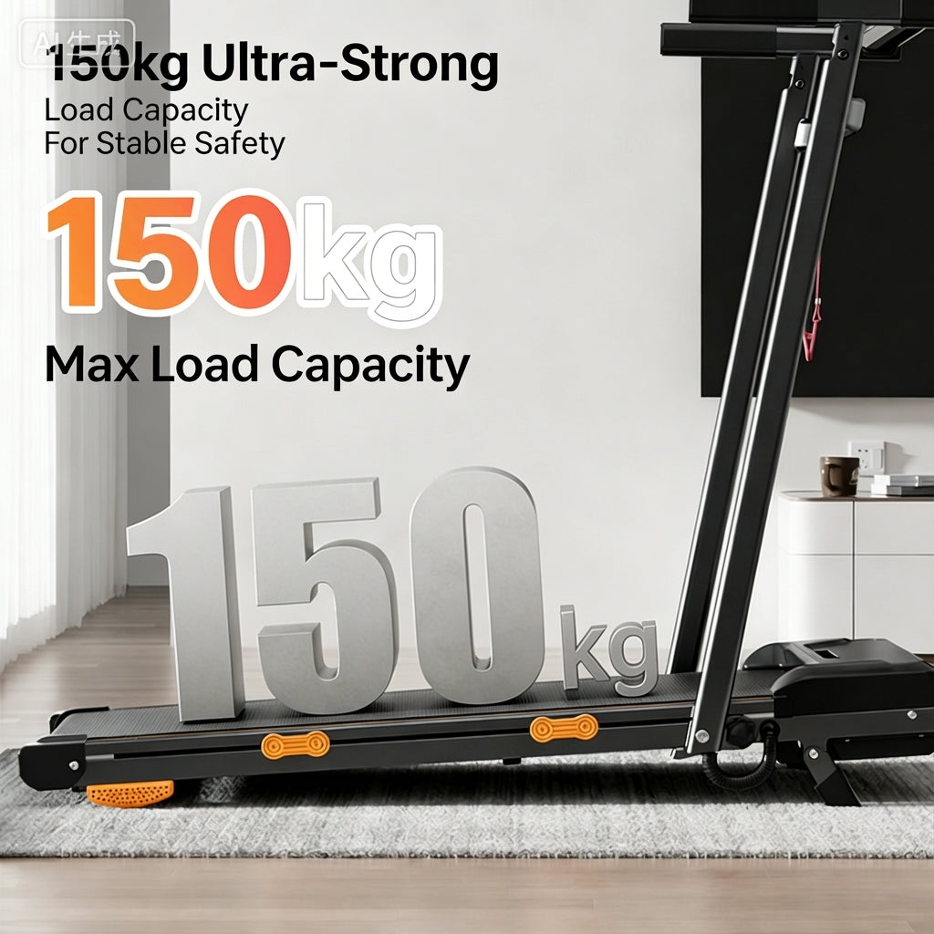 ✅2026 NEW✅JOMO Foldable Treadmill 150kg Load Quiet Running Home Gym Fitness Incline 跑步机