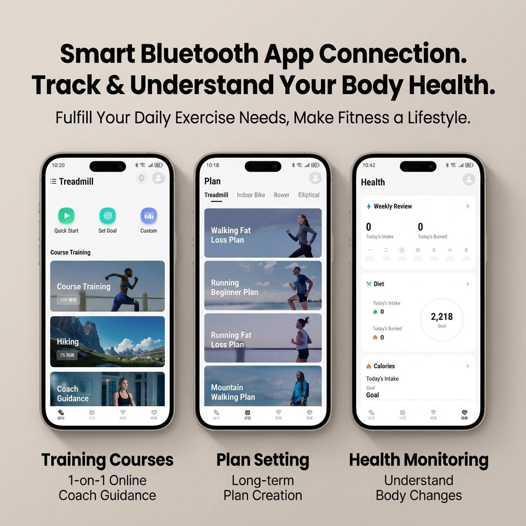 ✅2026 NEW✅JOMO Foldable Treadmill 150kg Load Quiet Running Home Gym Fitness Incline 跑步机