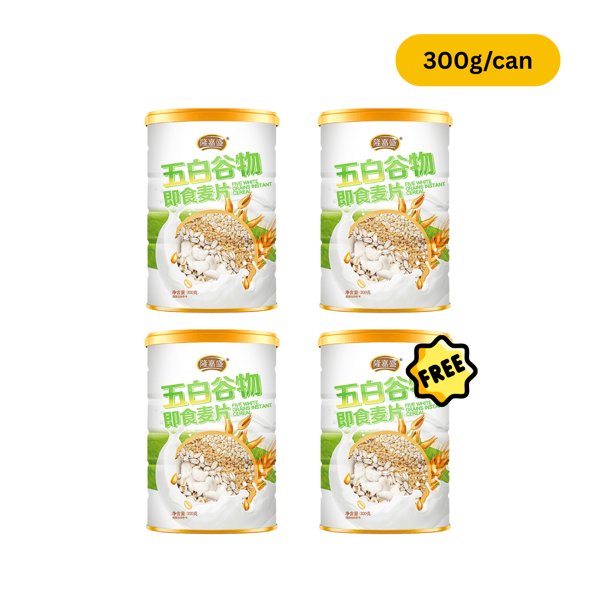 Five-White Grain Instant Cereal Nutritious Breakfast 300g
