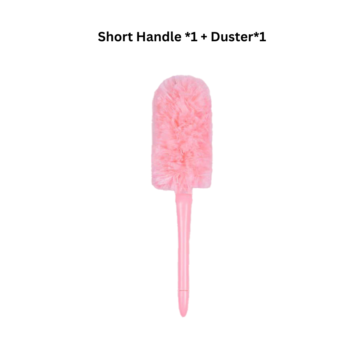 Dual-Purpose Duster with Detachable Handles Dry and Wet Use Flexible Handle Extandable Handle