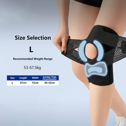 Adjustable Knee Support Brace Sport Protection Breathable Lightweight