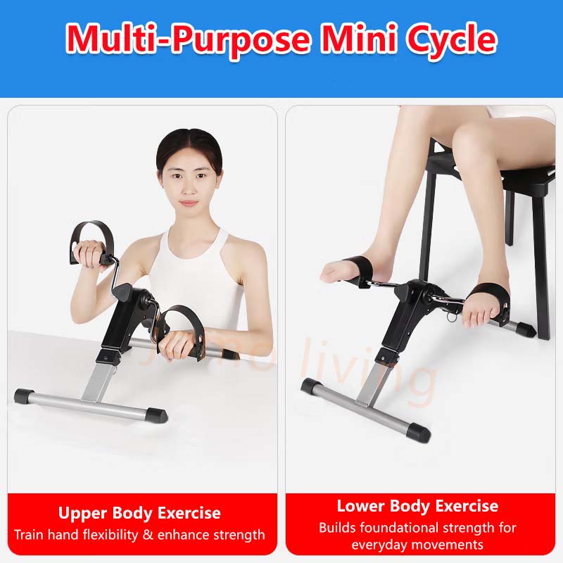 Mini Foldable Cycle Cardio Fitness Rehabilitation Mobility Trainer