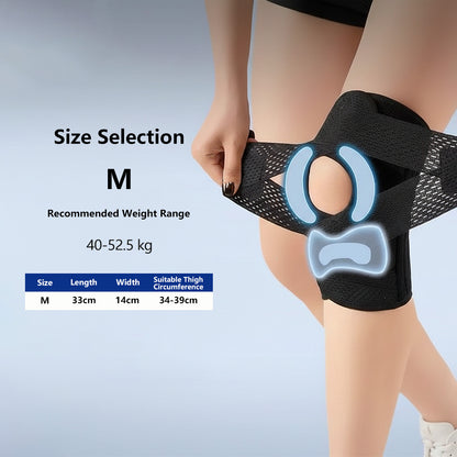 Adjustable Knee Support Brace Sport Protection Breathable Lightweight