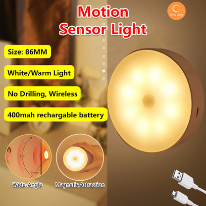 Sensor Night Light Motion Detector Auto Light USB Rechargeable LED
