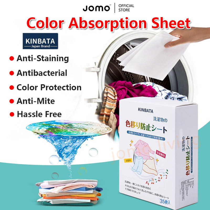 Kinbata Color & Dirts Absorption Colour Catcher Laundry Sheet Anti Mite Anti Bacteria Anti-dye 30pcs