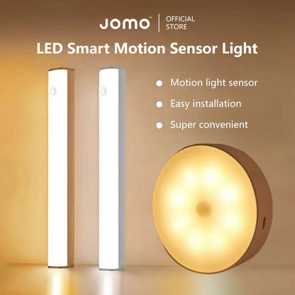 Sensor Night Light Motion Detector Auto Light USB Rechargeable LED