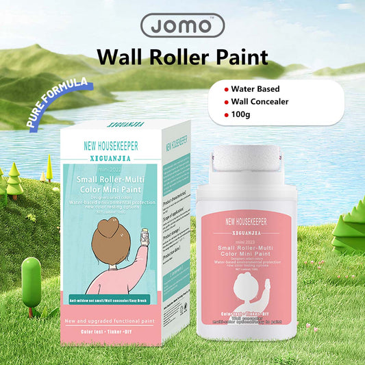 Wall Roller Paint No Drips and Spatters Smooth Finish High Coverage Effect