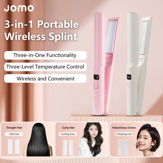 3-in-1 Portable Wireless Splint Dual-Use Hair Straightener