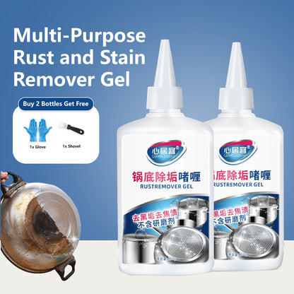 Multi-Purpose Rust and Stain Remover Gel for Pots and Pans Deep Cleaning