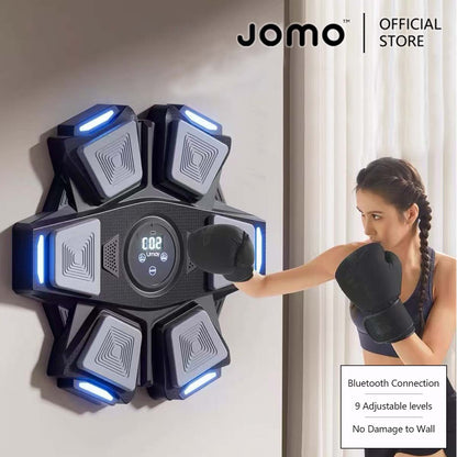 JOMO Premium Quality Music Boxing Machine Punching Bag Home Exercise | JOMO Singapore