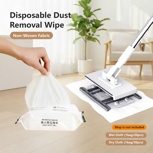 Disposable Cleaning Dry and Wet Wipes for Floor Peel and Toss Grease Duster No Wash Needed