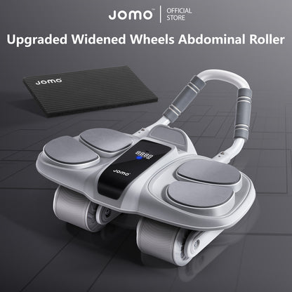 Upgraded JOMO Four Wheel Abdominal Wheel Roller Adjustable Armrest