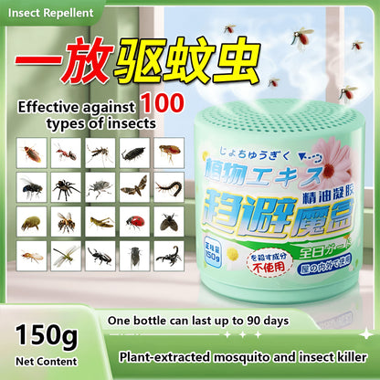 Natural Insect Repellent Gel 90-Day Protection Home Safe Plant-Based (150g)