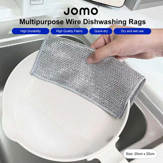 Multipurpose Wire Dishwashing Rags Dry and Wet Use Mesh Design Quick Dry