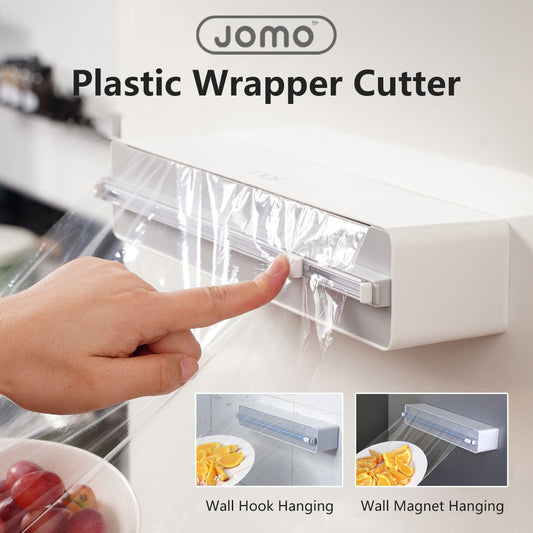 Plastic Wrapper Cutter Foil Cutter Magnetic Hanging Wall Hanging Bi-Directional Cutting Build-in Blade