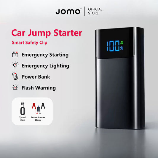 Car Jump Starter Car Power Bank & LED Flashlight Instant Start at 0V for All Vehicles