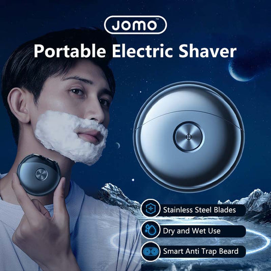 Portable Electric Shaver Portable Type-C Charging Waterproof Stainelss Steel Intelligent Anti-Trap Net