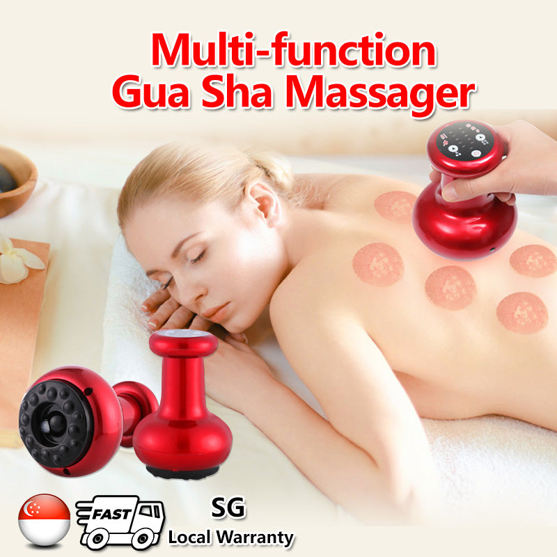 Electric Scraping Cupping Guasha Gua Sha Scraping Machine Detox Massager Scrapping 刮痧按摩器