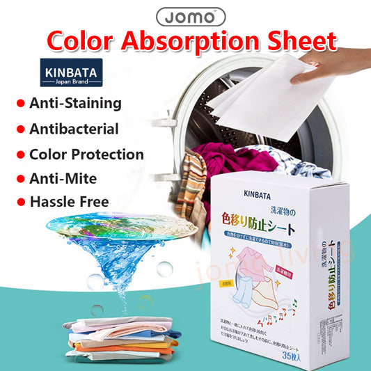 Kinbata Color & Dirts Absorption Colour Catcher Laundry Sheet Anti Mite Anti Bacteria Anti-dye 30pcs