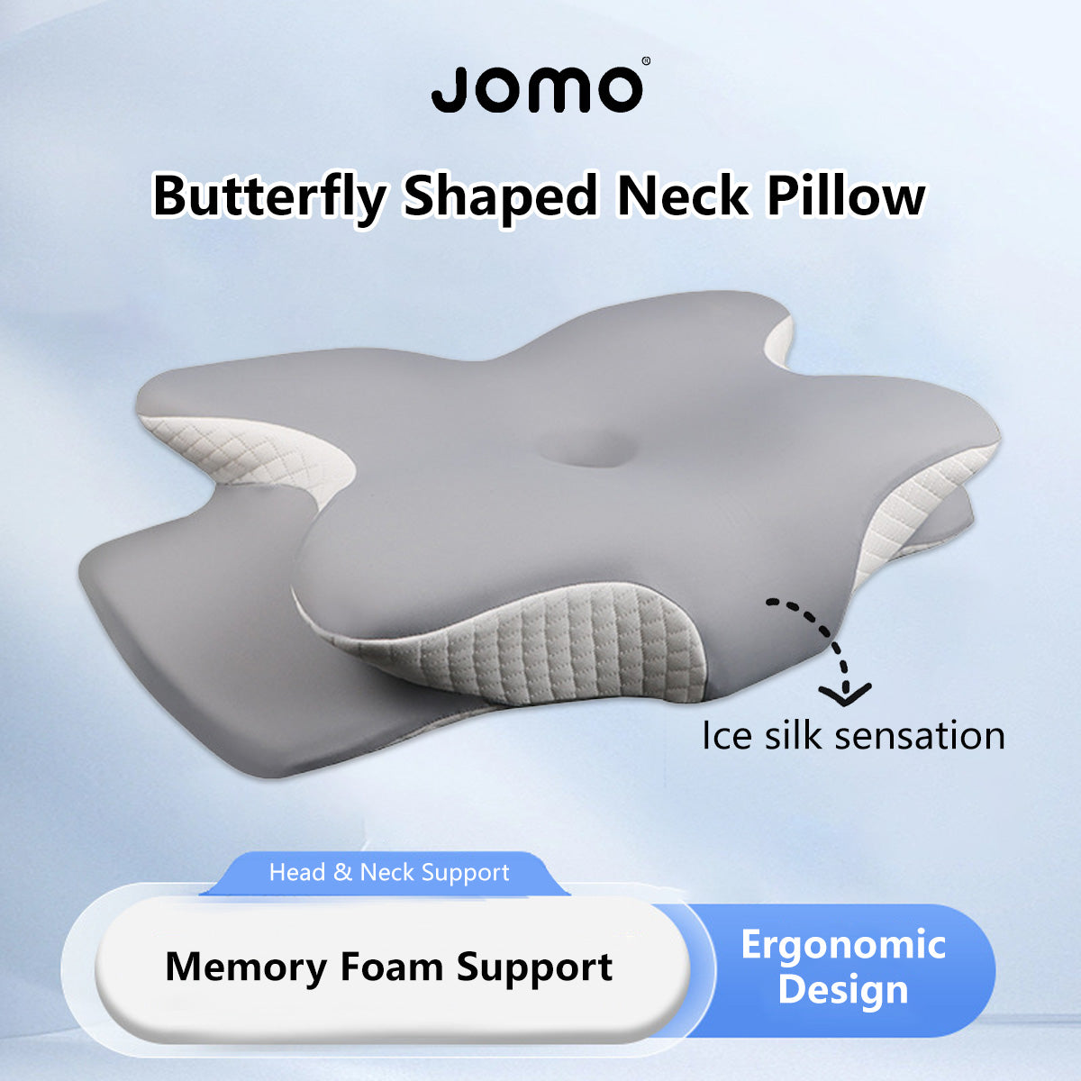 Butterfly Shaped Neck Pillow Memory Foarm Support Cervical Spine Care