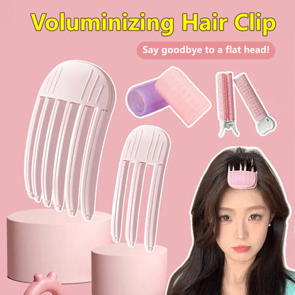 Korean Bangs Hairstyle Clip Lazy Curl Styling Volumizing Clip Curler
