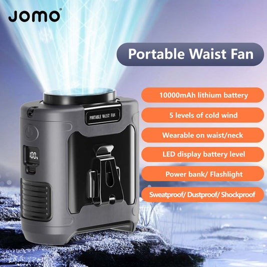 Portable Waist Fan 10000mAh