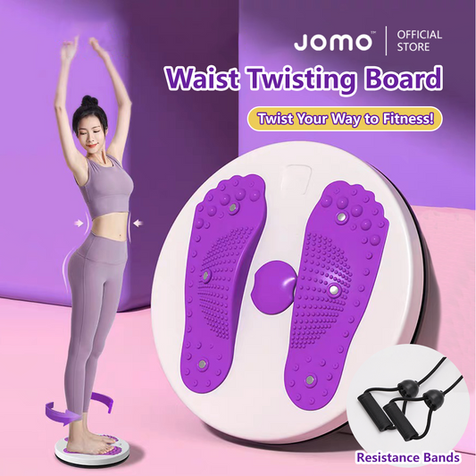JOMO Waist Twisting Board Massage Feet and Enhance Core Strength with 3D Touch Points & Anti-Slip Base
