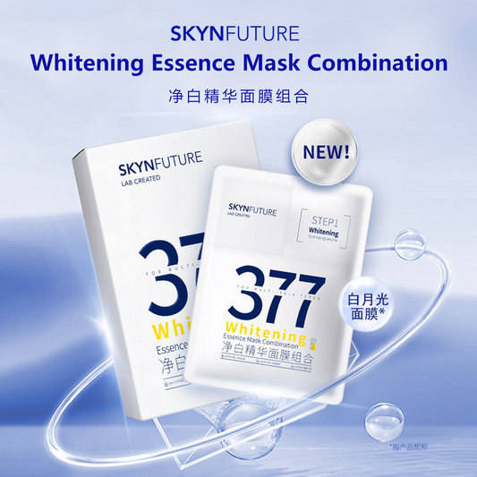 【SKYNFUTURE】377 7PCS Whitening Essence Mask Combination 377 肌肤未来净白精华面膜组合 两部曲 七老板推荐 377 美白