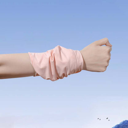 Cooling Wrist Sweatband Ice-Feel Sports Armband Quick-Dry Sweat Absorbing