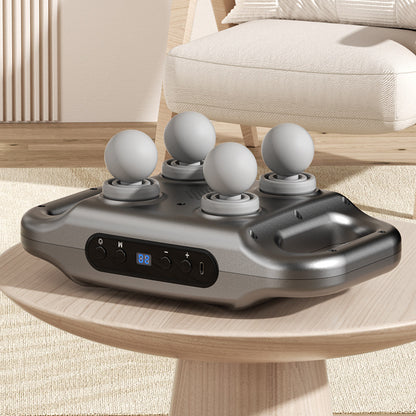 High Intensity 4 Head Body Massage Gun 6 Massage Modes 20 Level of Intensity