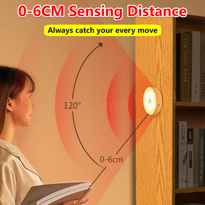 Sensor Night Light Motion Detector Auto Light USB Rechargeable LED