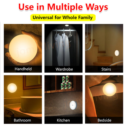 Sensor Night Light Motion Detector Auto Light USB Rechargeable LED