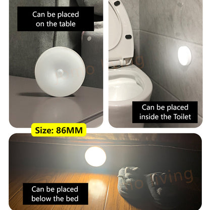 Sensor Night Light Motion Detector Auto Light USB Rechargeable LED