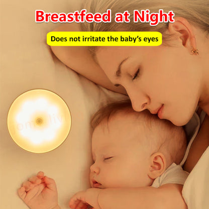 Sensor Night Light Motion Detector Auto Light USB Rechargeable LED