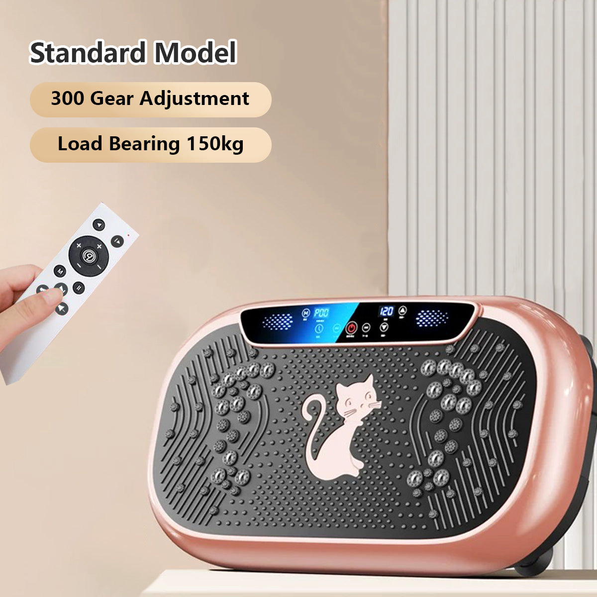 JOMO Vibration Platform Machine 300 Adjustable Levels 9 Workout Modes Bluetooth Music & Magnetic Massage for Home Fitnes