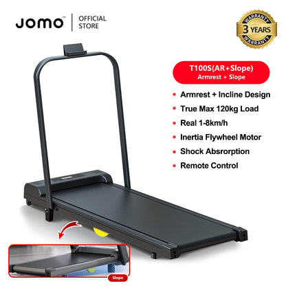 Foldable Treadmill Mini Running Walking Pad Home Gym Fitness Machine