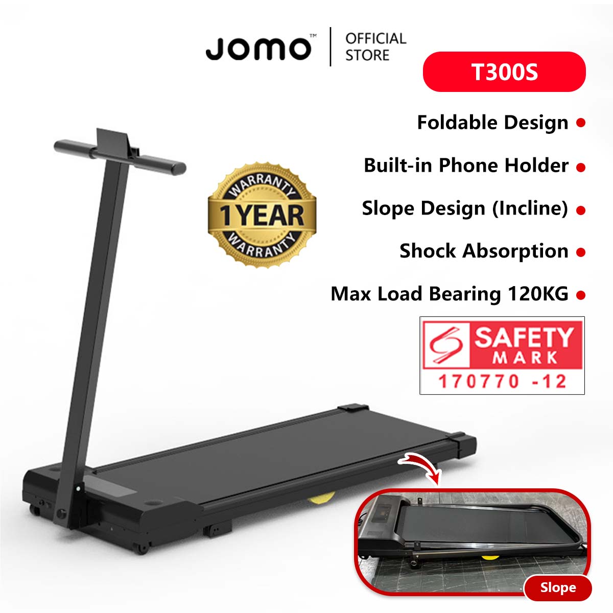 Foldable Mini Treadmill Home Fitness Walking Pad Running Portable Treadmill Foldable Gym Exercise Jogging Indoor
