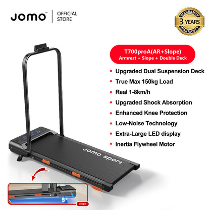 Foldable Treadmill Mini Running Walking Pad Home Gym Fitness Machine