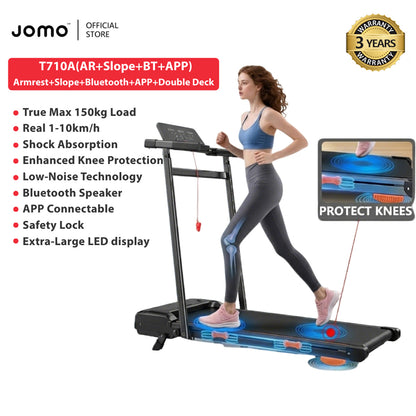 Foldable Treadmill Mini Running Walking Pad Home Gym Fitness Machine