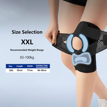 Adjustable Knee Support Brace Sport Protection Breathable Lightweight