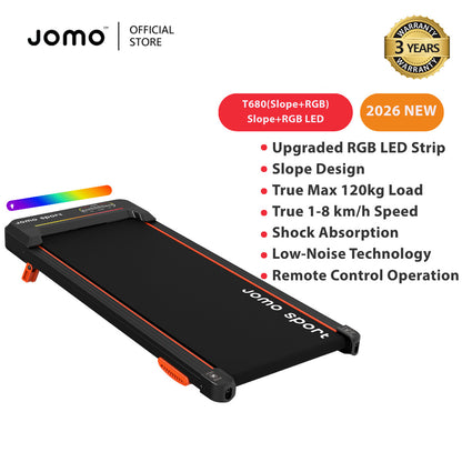 Foldable Treadmill Mini Running Walking Pad Home Gym Fitness Machine