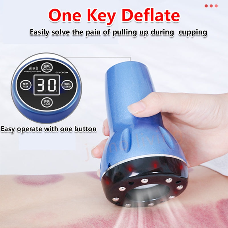 JOMO Gua Sha & Cupping Massager Electric Gua Sha Cupping Scraping Massager Wireless Gift Idea