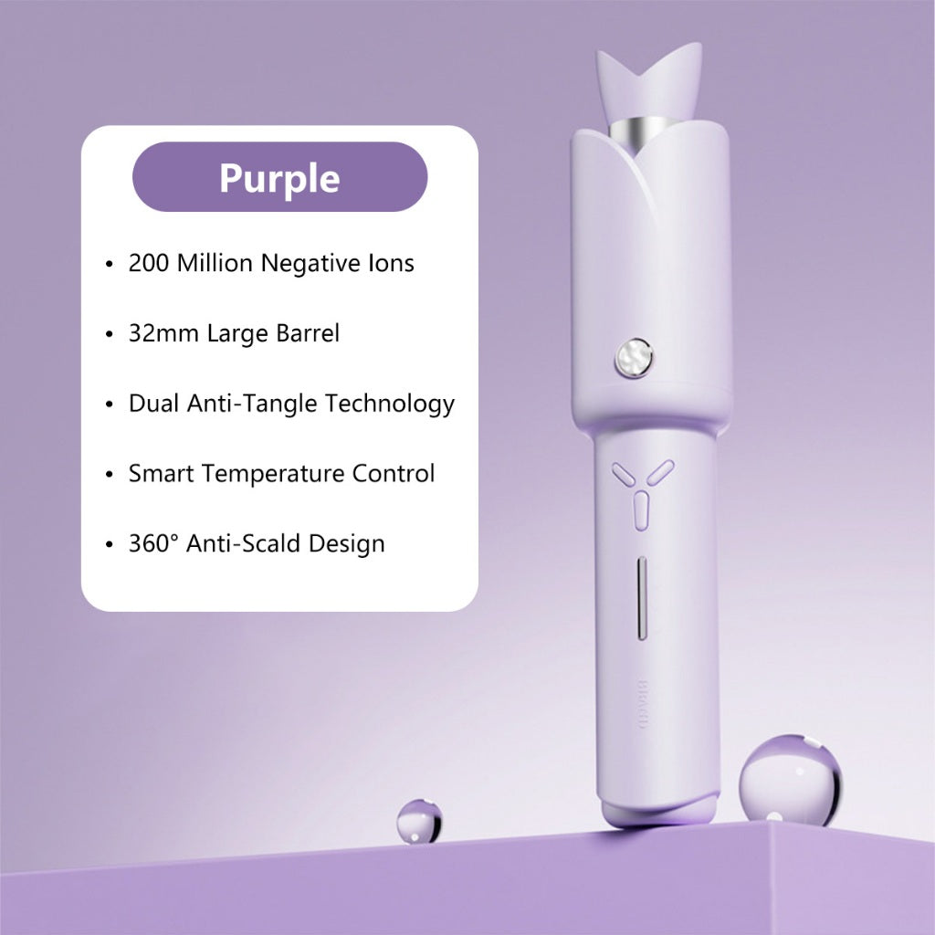 Premium Quality Auto Wireless Portable Hair Curler