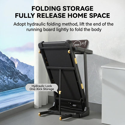 JOMO Foldable Treadmill 140kg Auto Incline Home Gym Running Fitness Quiet 跑步机