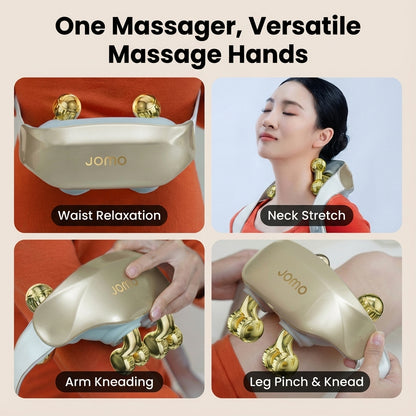 JOMO Neck Shoulder Massager Red Light Heat Therapy 6-Point Human Massage颈肩按摩仪 | JOMO Singapore