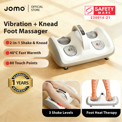 JOMO Vibration and Knead Heated Foot Leg Massager Relaxation 腿部按摩器 | JOMO Singapore