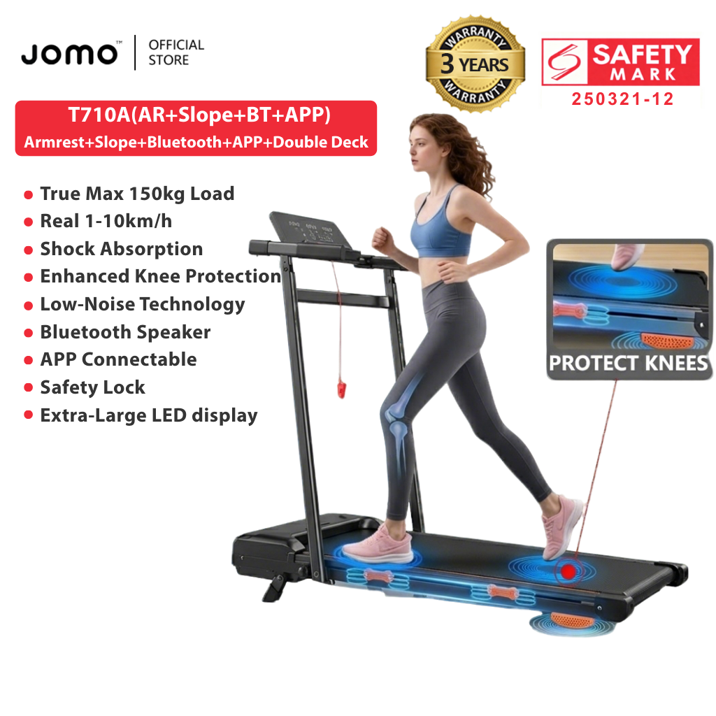 Foldable Treadmill Mini Running Walking Pad Home Gym Fitness Machine