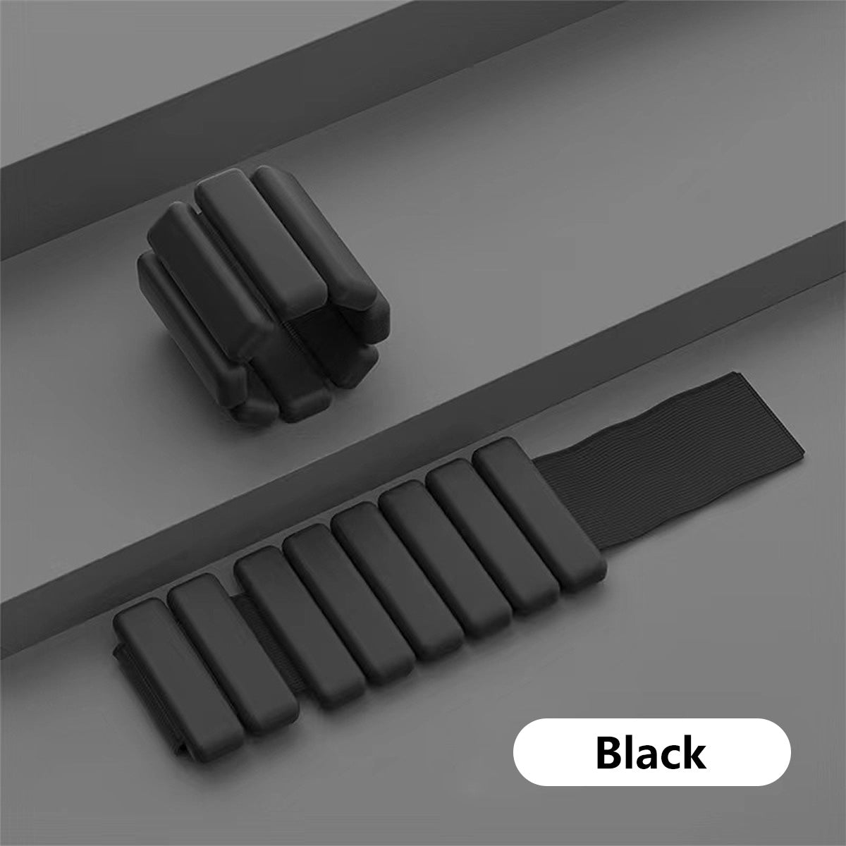 Silicone Weighted Wristband Bracelet Sweat-Resistant Waterproof Adjustable 1LB 2LBS