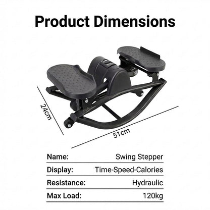 JOMO Rocking U Shaped Stepper Home Workout Fitness Equipment U型踏步机 | JOMO Singapore