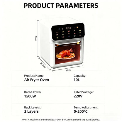 JOMO Air Fryer NTC Temperature Control Touch Control